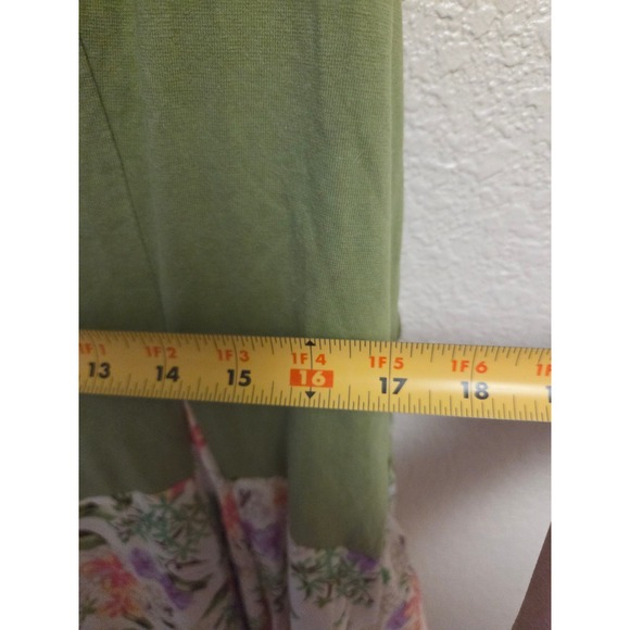 Vintage 90s‎ The Pyramid Collection Floral Dress Sleeveless Cottagecore  Size XL - Picture 6 of 6